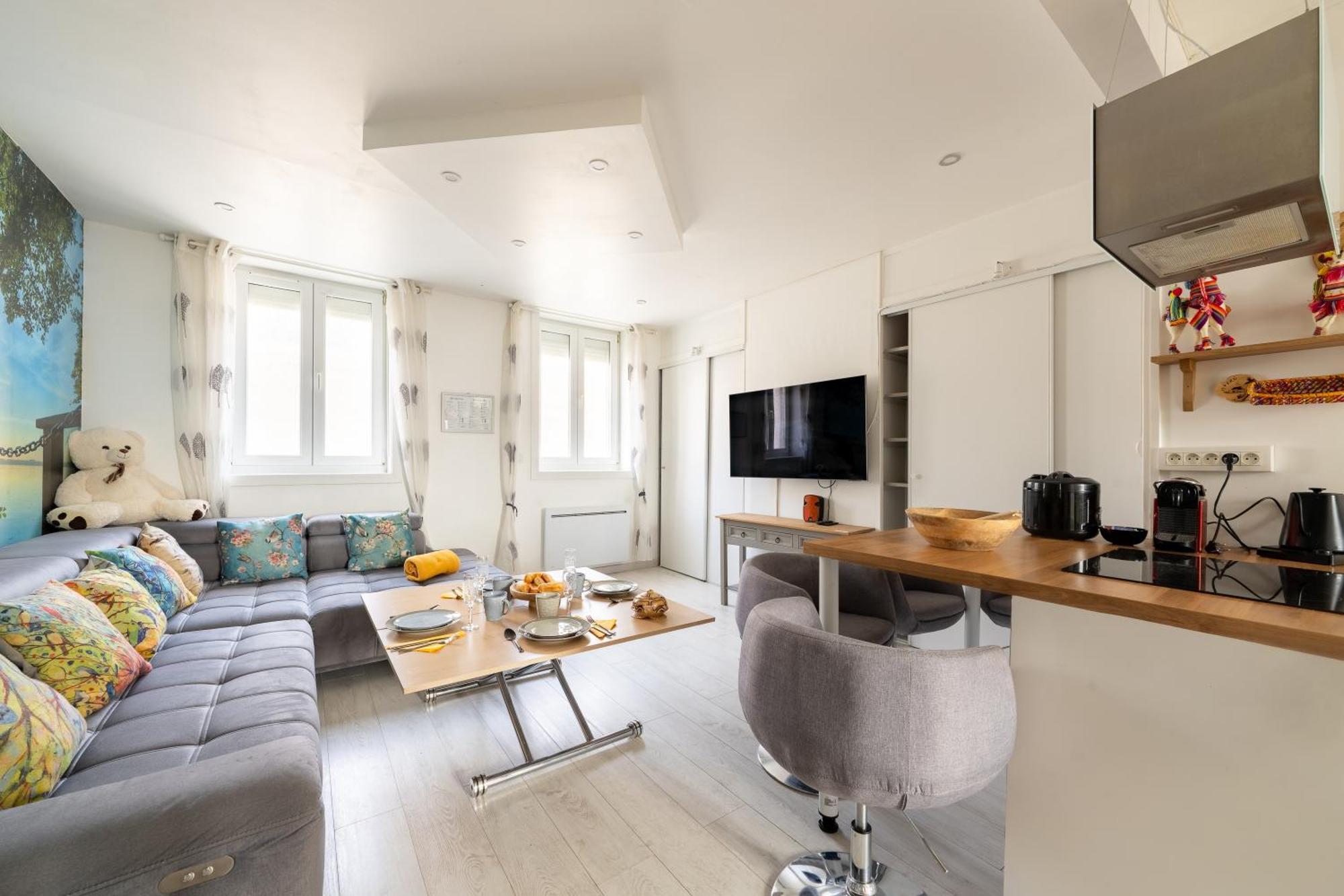 Casa Inca Calais - Duplex Soleil Latino - Parking Free, Station Apartment Exterior foto