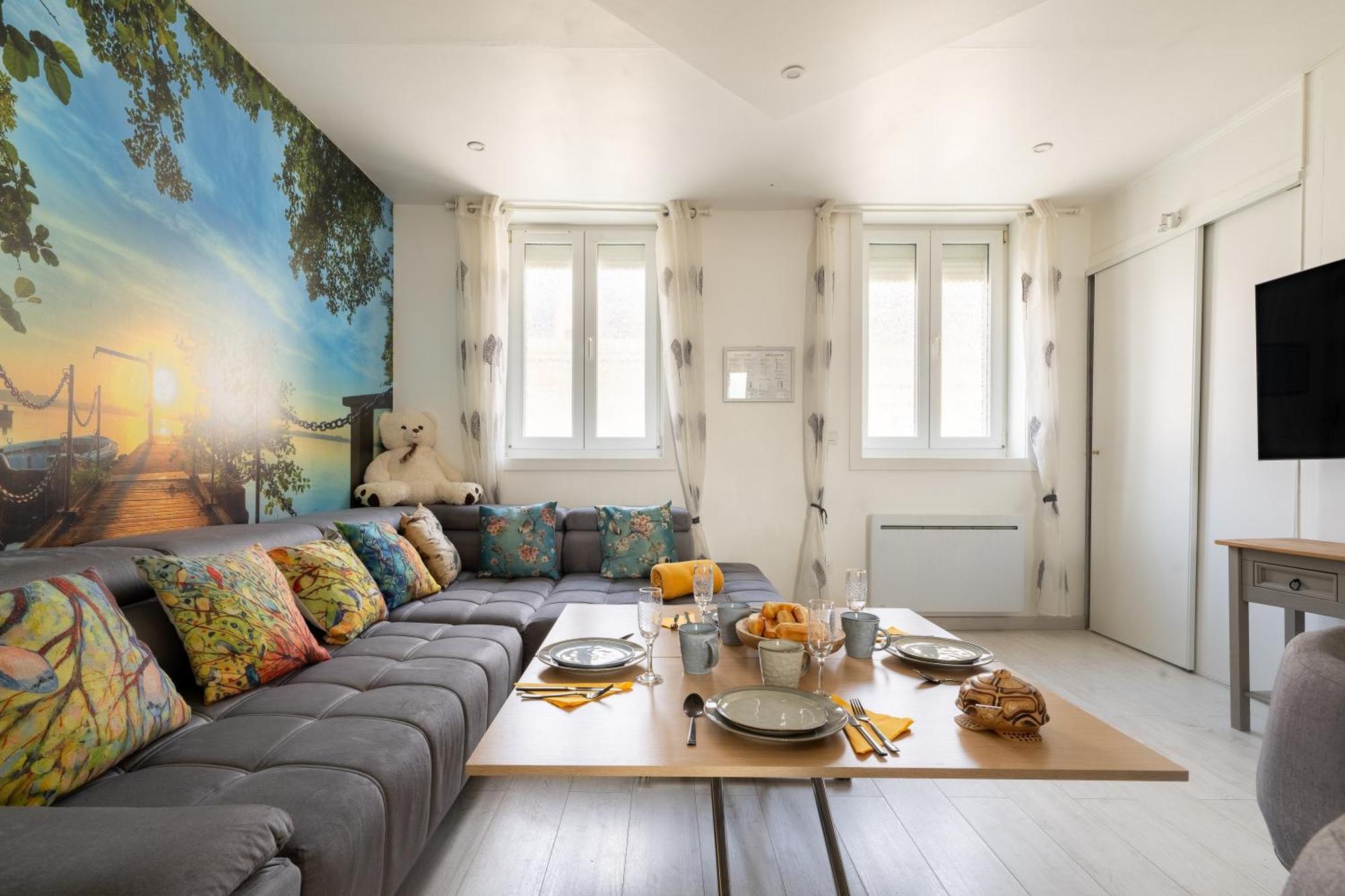 Casa Inca Calais - Duplex Soleil Latino - Parking Free, Station Apartment Exterior foto