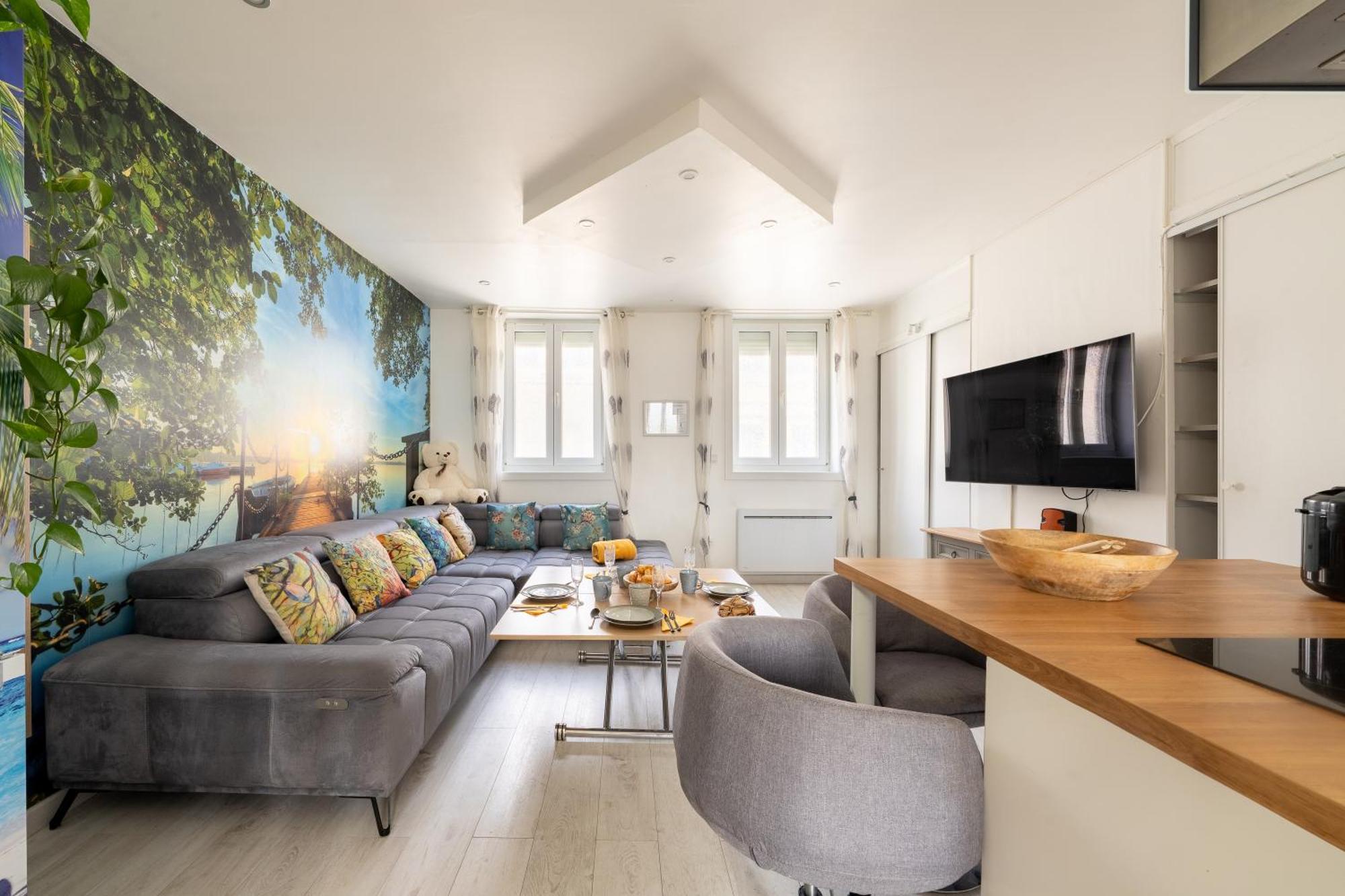 Casa Inca Calais - Duplex Soleil Latino - Parking Free, Station Apartment Exterior foto